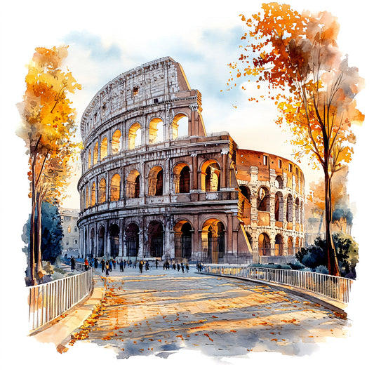 Italy Travel Art Fabric Panel 5