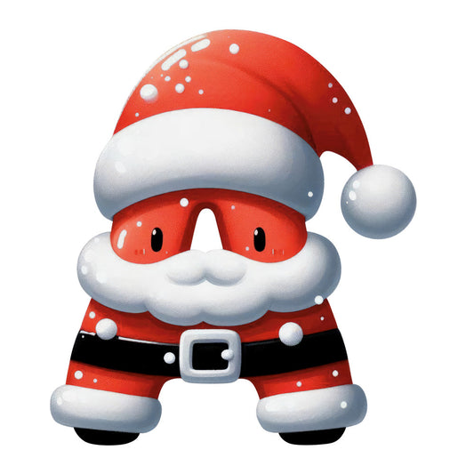 Santa Claus Alphabet Fabric Panel 7