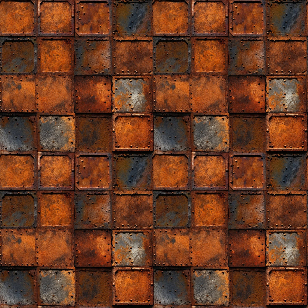 Patina Forge Pattern 4 Minky Fabric