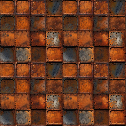 Patina Forge Pattern 4 Minky Fabric