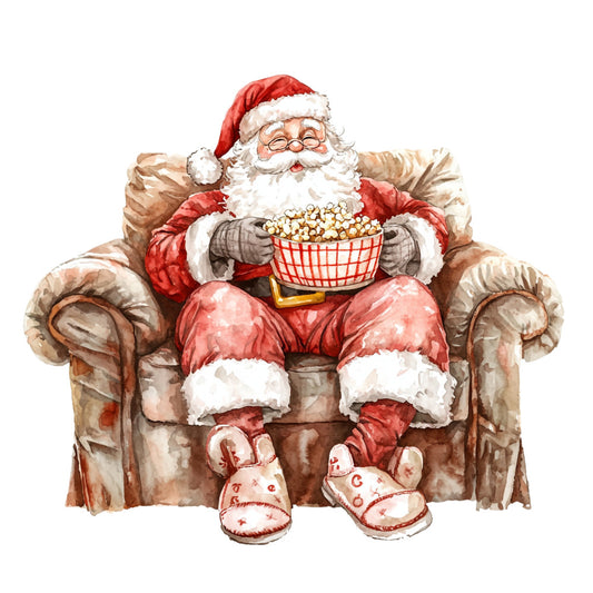 Santas Day Off Fabric Panel 29