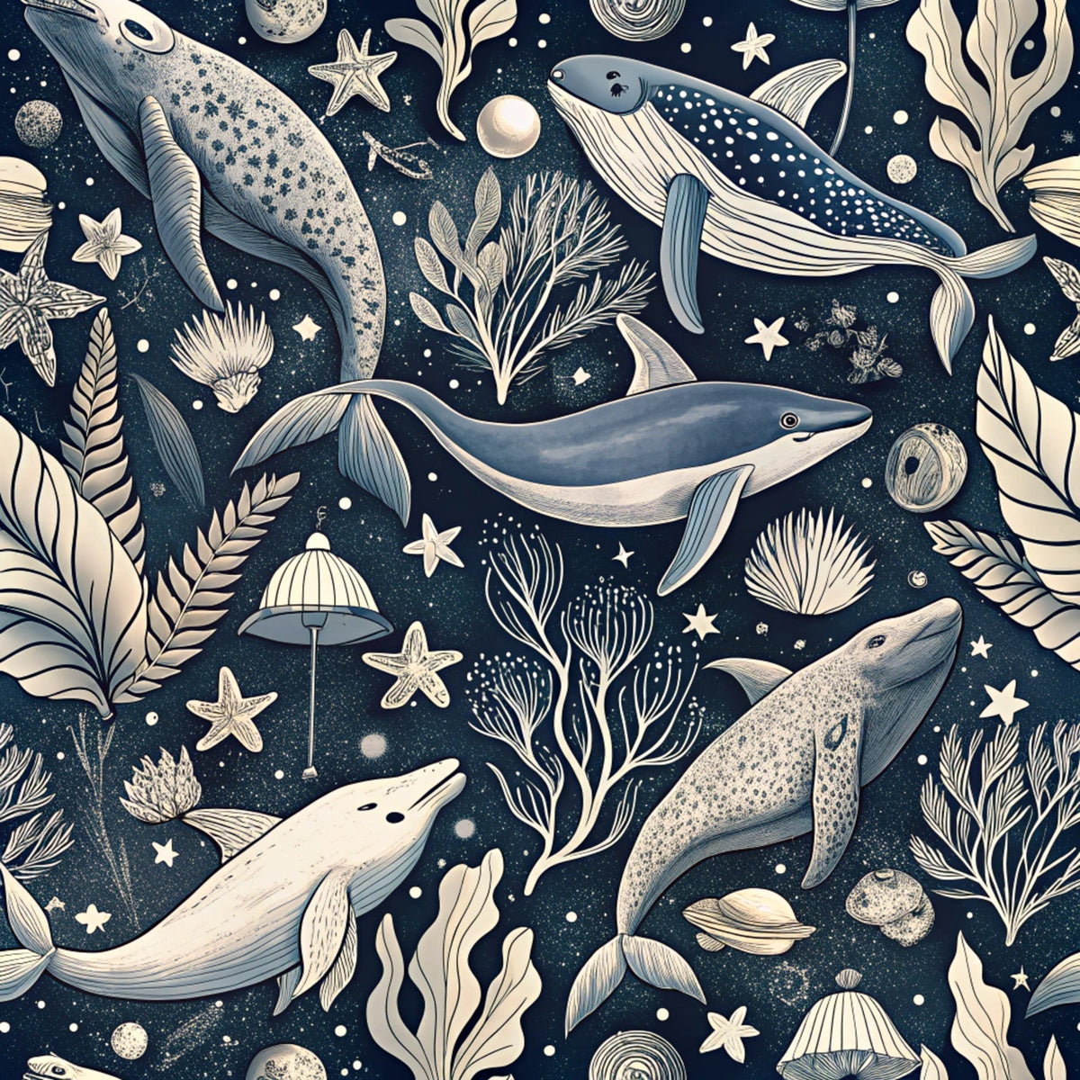 Reef Reverie Pattern 9 Minky Fabric