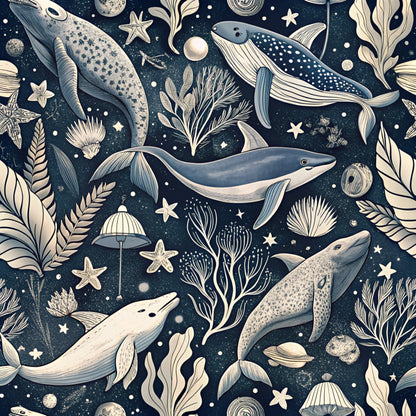 Reef Reverie Pattern 9 Minky Fabric