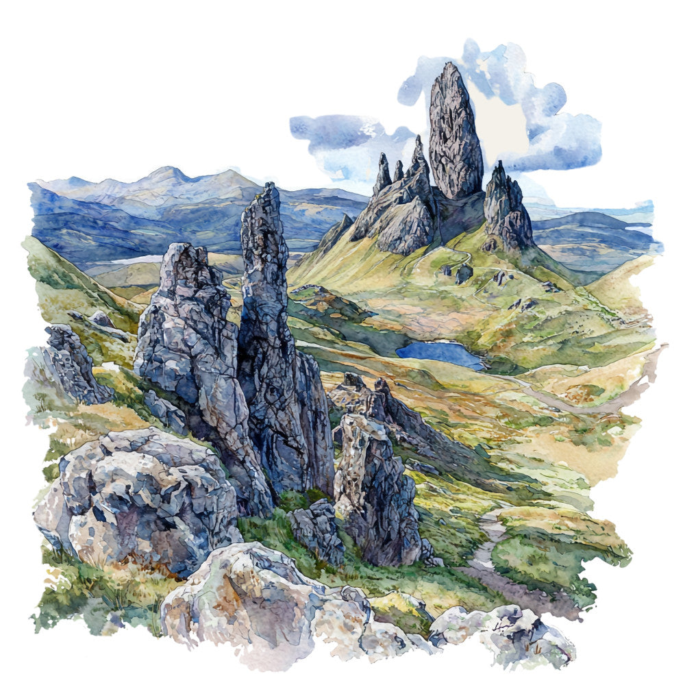 Landscapes of Scotland Fabric Panel 10