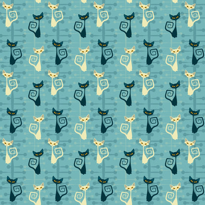 Mod Whiskers Pattern 4 Minky Fabric