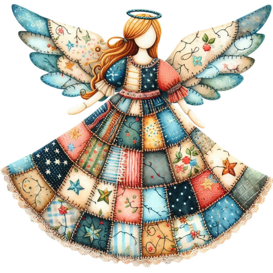 Patchwork Christmas Fabric Panel 25