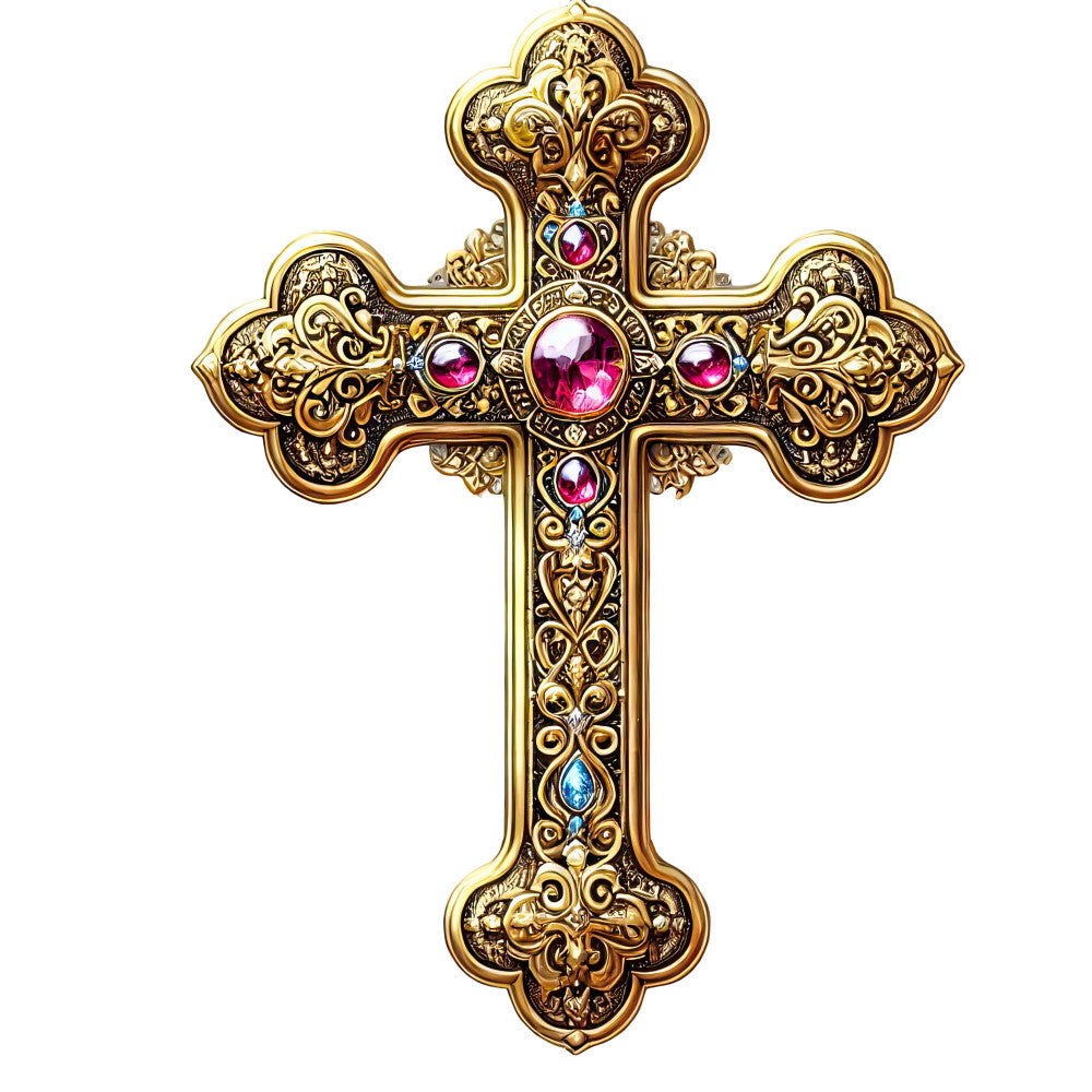 Catholic Symbols Fabric Panel 4