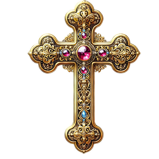 Catholic Symbols Fabric Panel 4