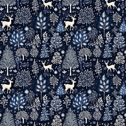 Midnight Forest Pattern 9 Minky Fabric