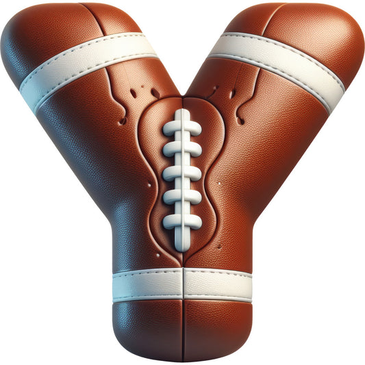 Football Alphabet Fabric Panel 33