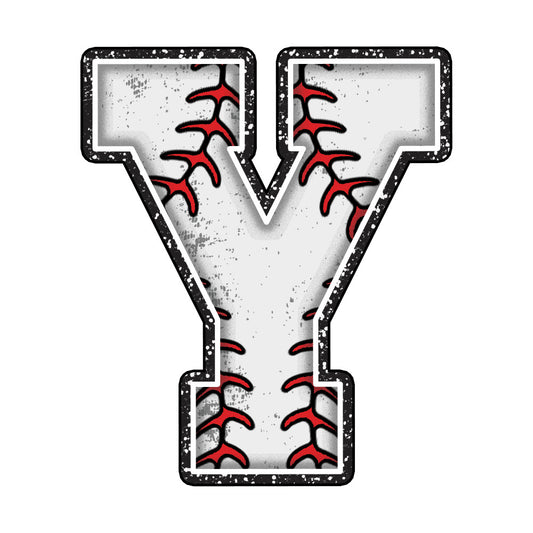 Baseball Alphabet Fabric Panel 34