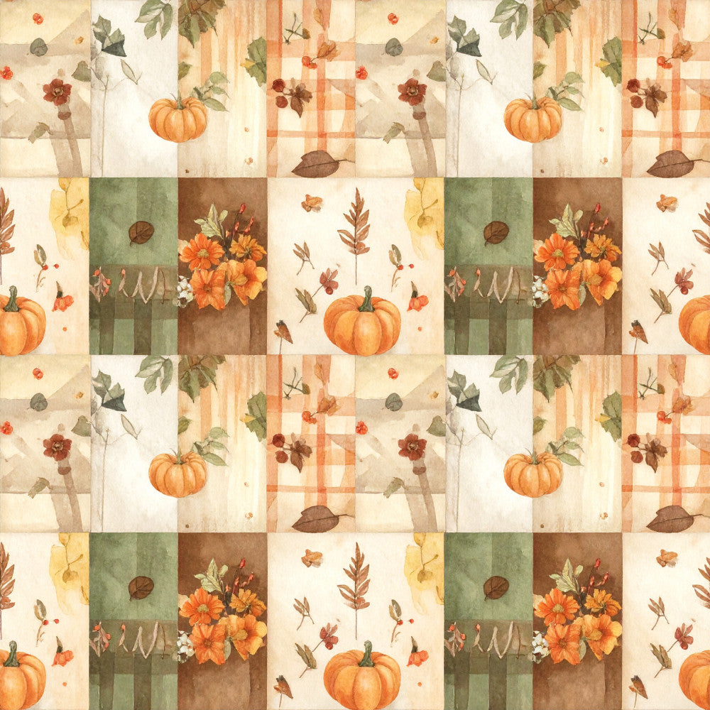 Autumn Woodland Whimsy Pattern 5 Minky Fabric