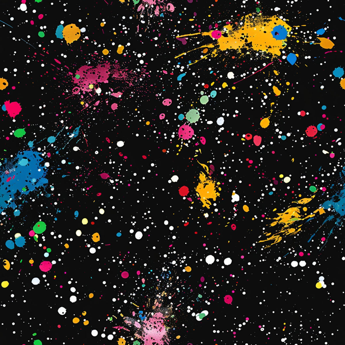 Midnight Confetti Pattern 11 Minky Fabric