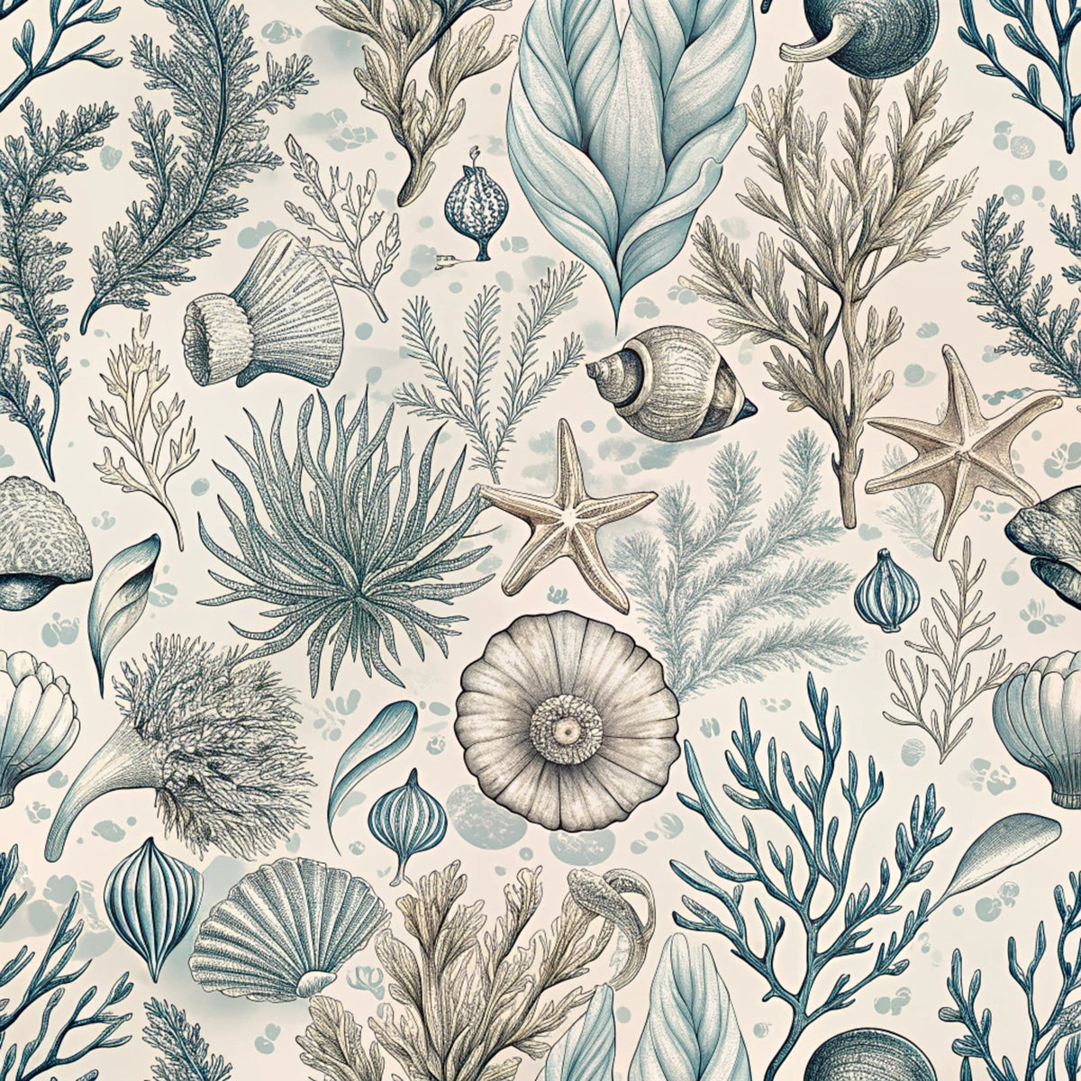 Reef Reverie Pattern 7 Minky Fabric