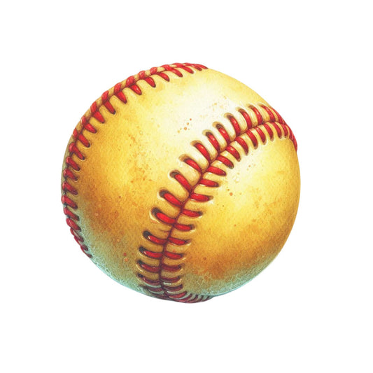softball, sports, yellow, red, cream, stitched, athletic, ball, recreation, leisure, competitive sports, team sports, summer, outdoor games, youth sports, baseball, equipment, sports theme, bright yellow, rustic, casual style, americana, play ball, game day, sports equipment, sports fan, gift fabric, novelty print