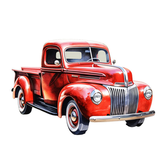 Vintage Cars Fabric Panel 13