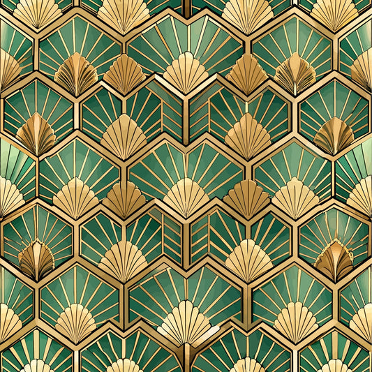 Art Deco Pattern 12 Quilting Cotton Fabric