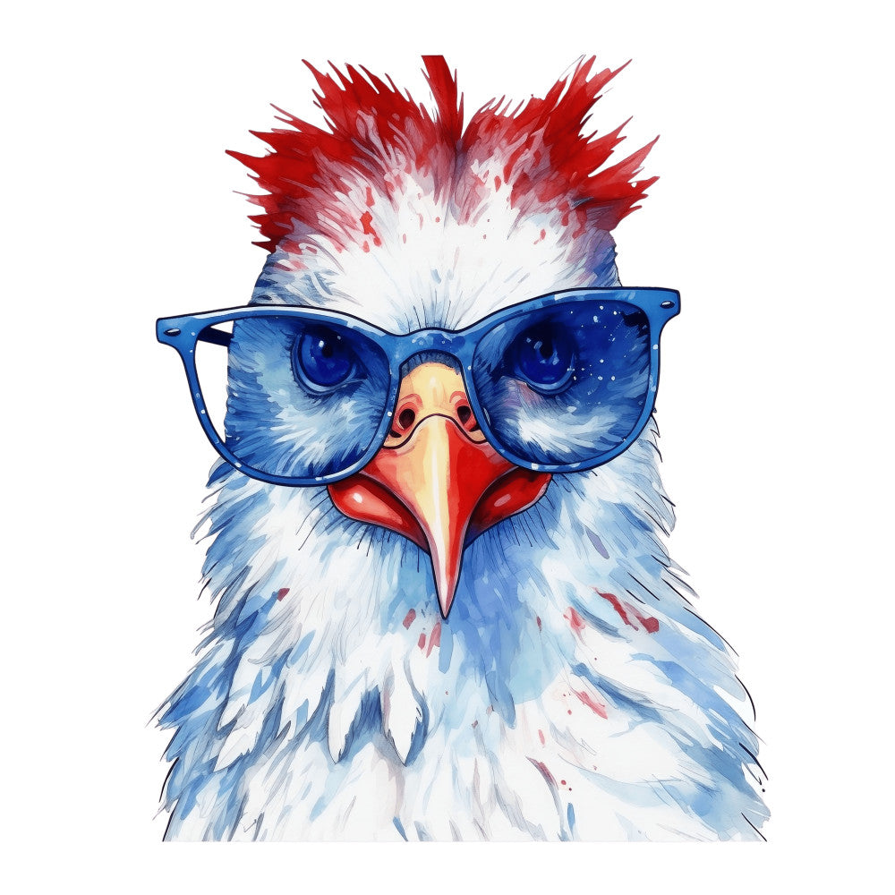 American Rooster Fabric Panel 3