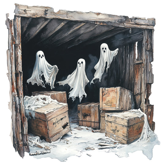 Haunted Ocean Fabric Panel 11