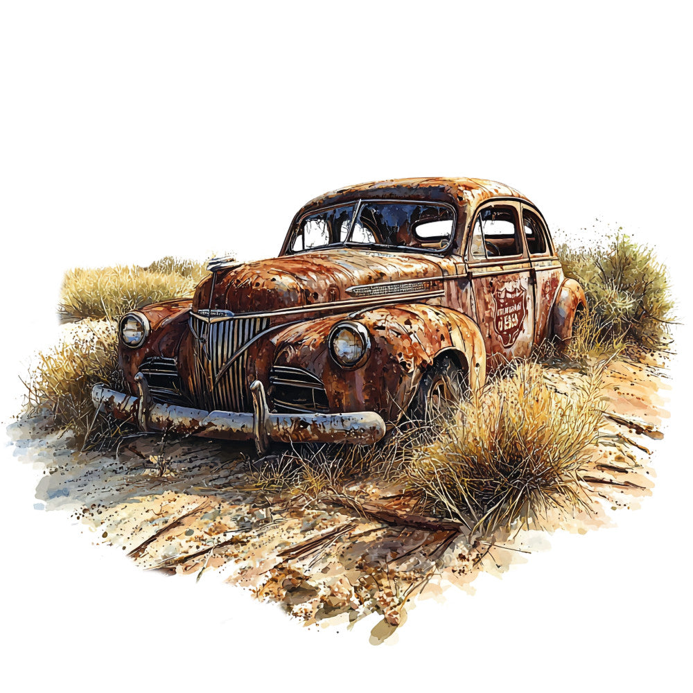 Route 66 Scene Fabric Panel 24