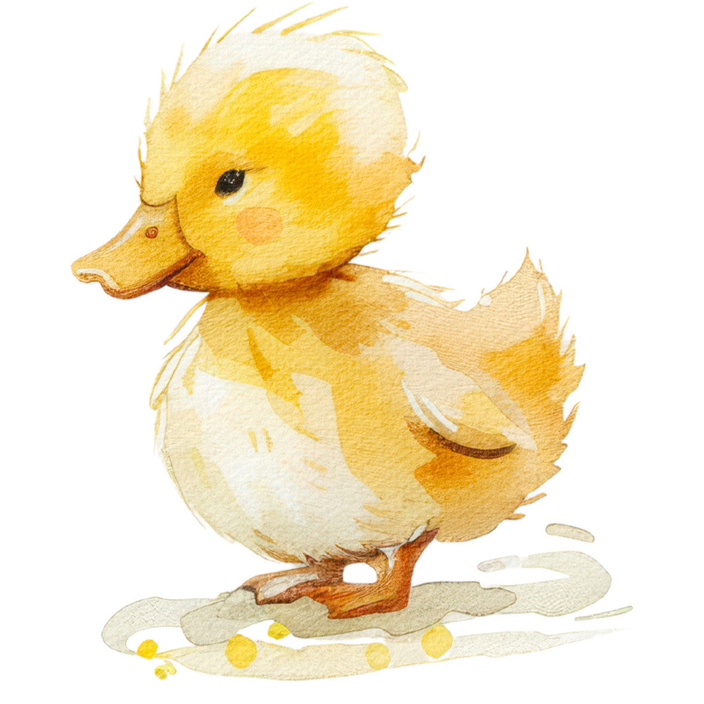 Watercolor Farm Fabric Panel 100