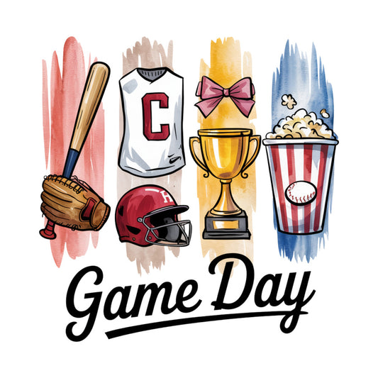 Baseball Brushstroke Fabric Panel 4