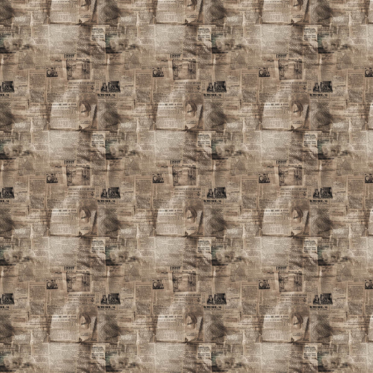 Sepia Press Pattern 10 Minky Fabric