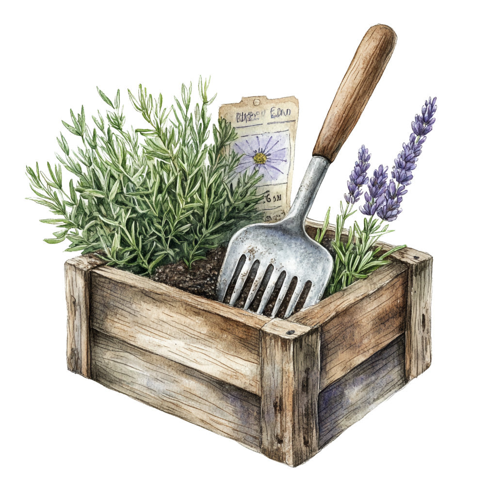 Vintage Garden Fabric Panel 7