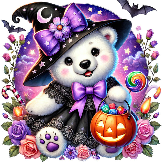 Halloween Wonder Animals Fabric Panel 144
