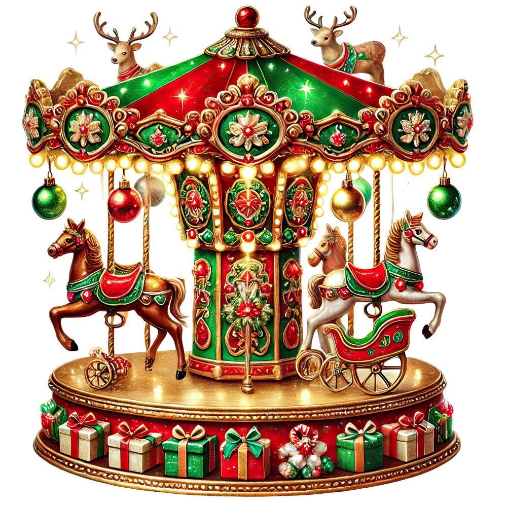 Christmas Toys Fabric Panel 26