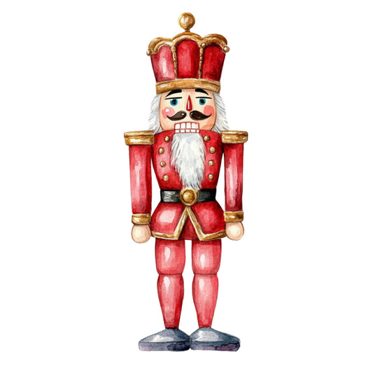 Classic Christmas Nutcrackers Fabric Panel 10