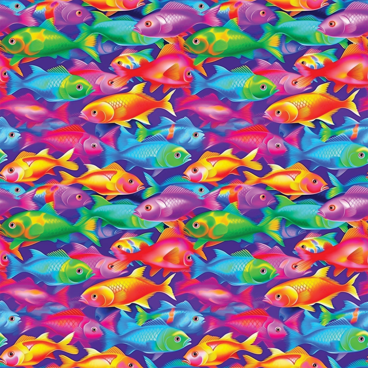 Rainbow Blooms Pattern 9 Minky Fabric