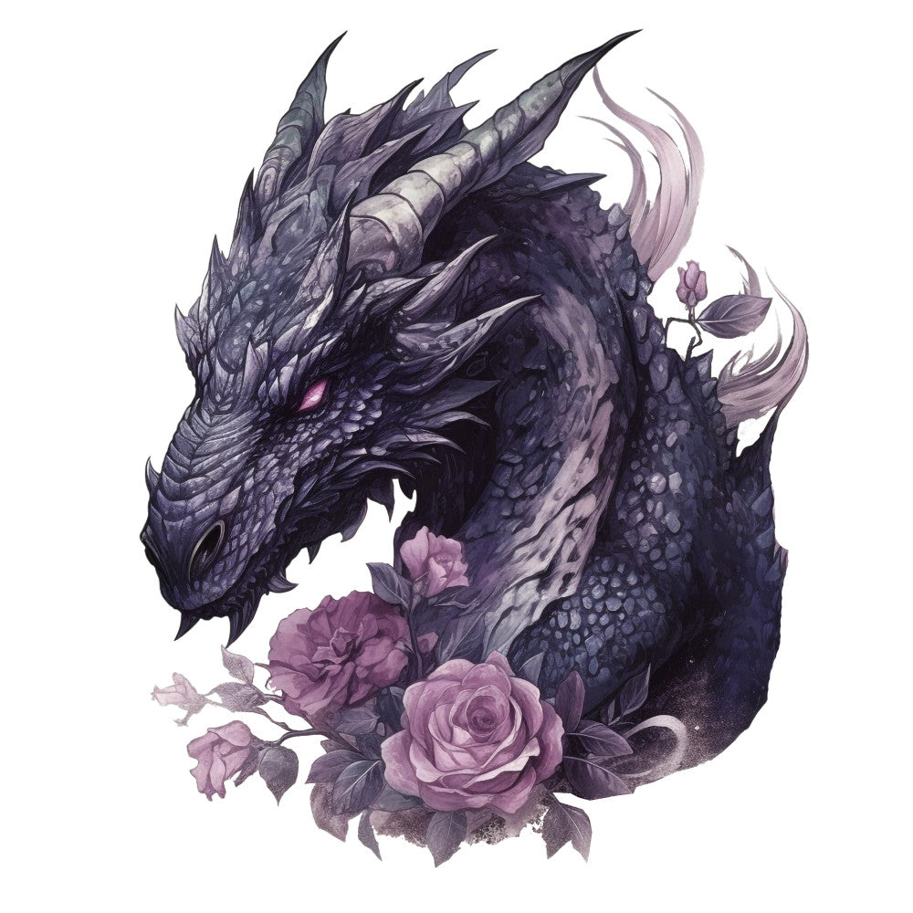 Gothic Dragons Fabric Panel 1
