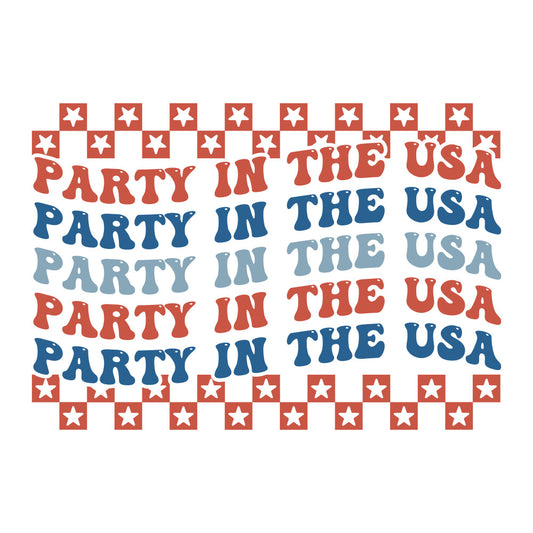 4th of July Retro Fabric Panel 6