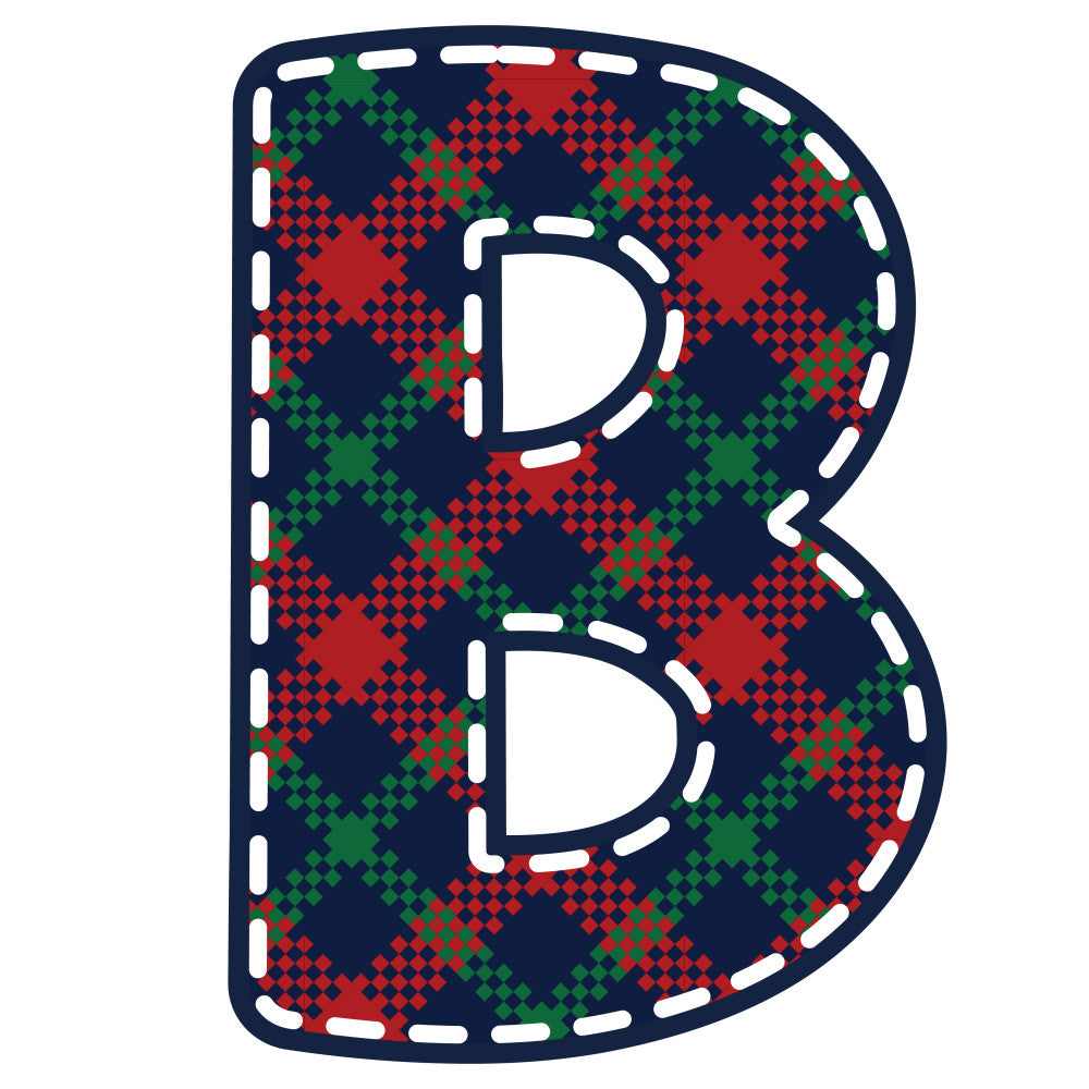 Christmas Alphabet Fabric Panel 11