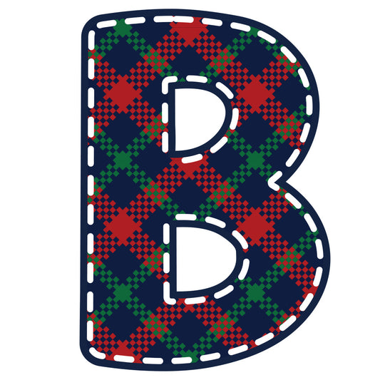 Christmas Alphabet Fabric Panel 11
