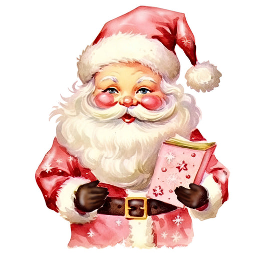 Retro Santa Claus Fabric Panel 9