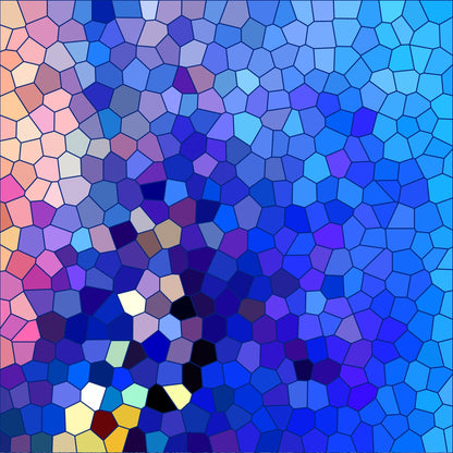 Stained Glass Dreams Pattern 14 Minky Fabric