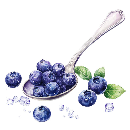 Blueberry Gardens Fabric Panel 36