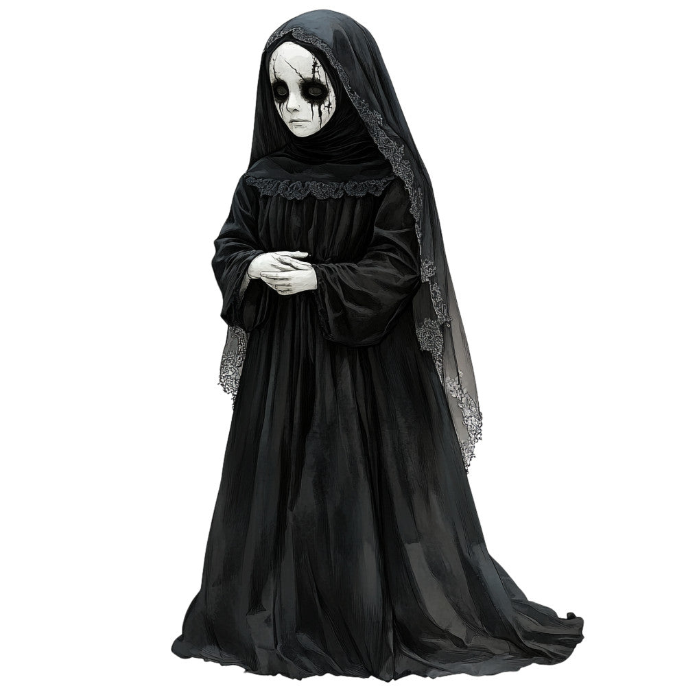 Creepy Dolls Fabric Panel 10