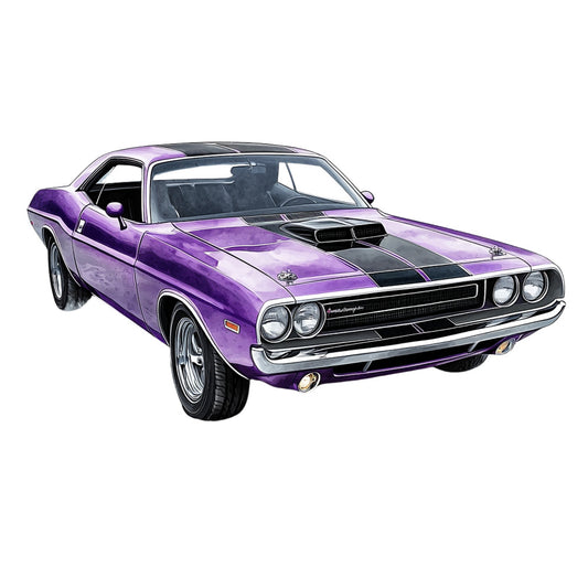 Muscle Cars Fabric Panel 18