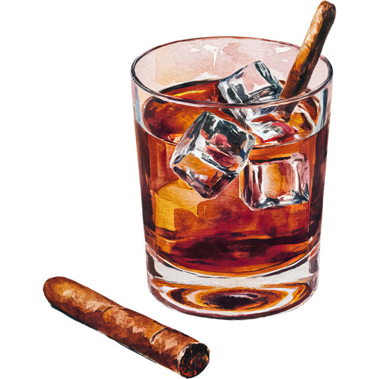 Watercolor Casino Fabric Panel 27