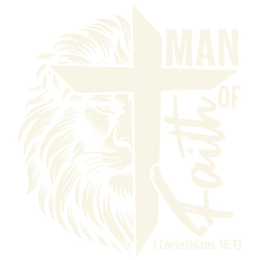 Man of Faith Fabric Panel 1