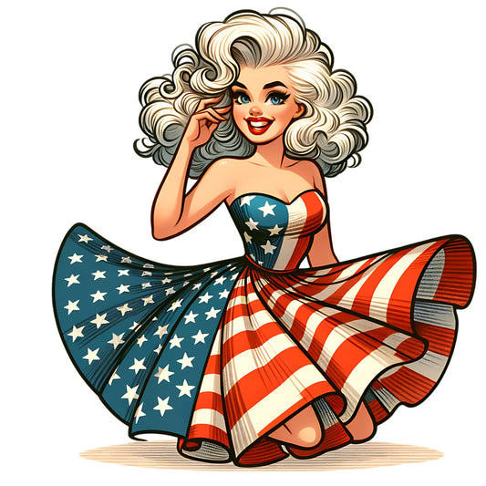 Vintage American Girl Fabric Panel 16