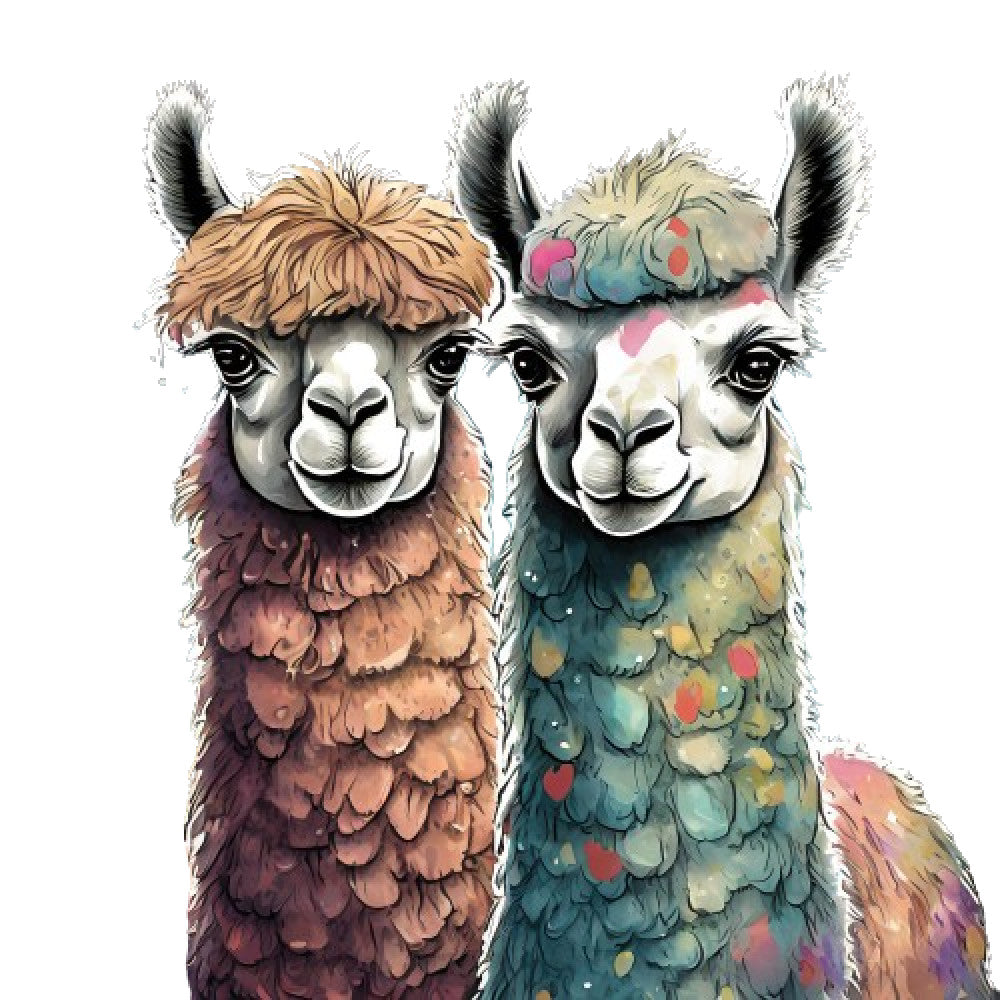 Llama Friends Fabric Panel 16