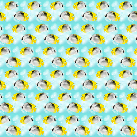 Summer Beach Pattern 5 Quilting Cotton Fabric