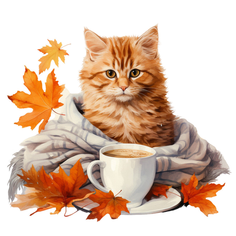 Cozy Autumn Fabric Panel 45