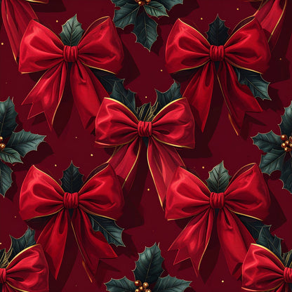 Velvet Noel Garden Pattern 12 Minky Fabric