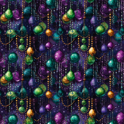 French Quarter Mardi Gras Pattern 7 Quilting Cotton Fabric