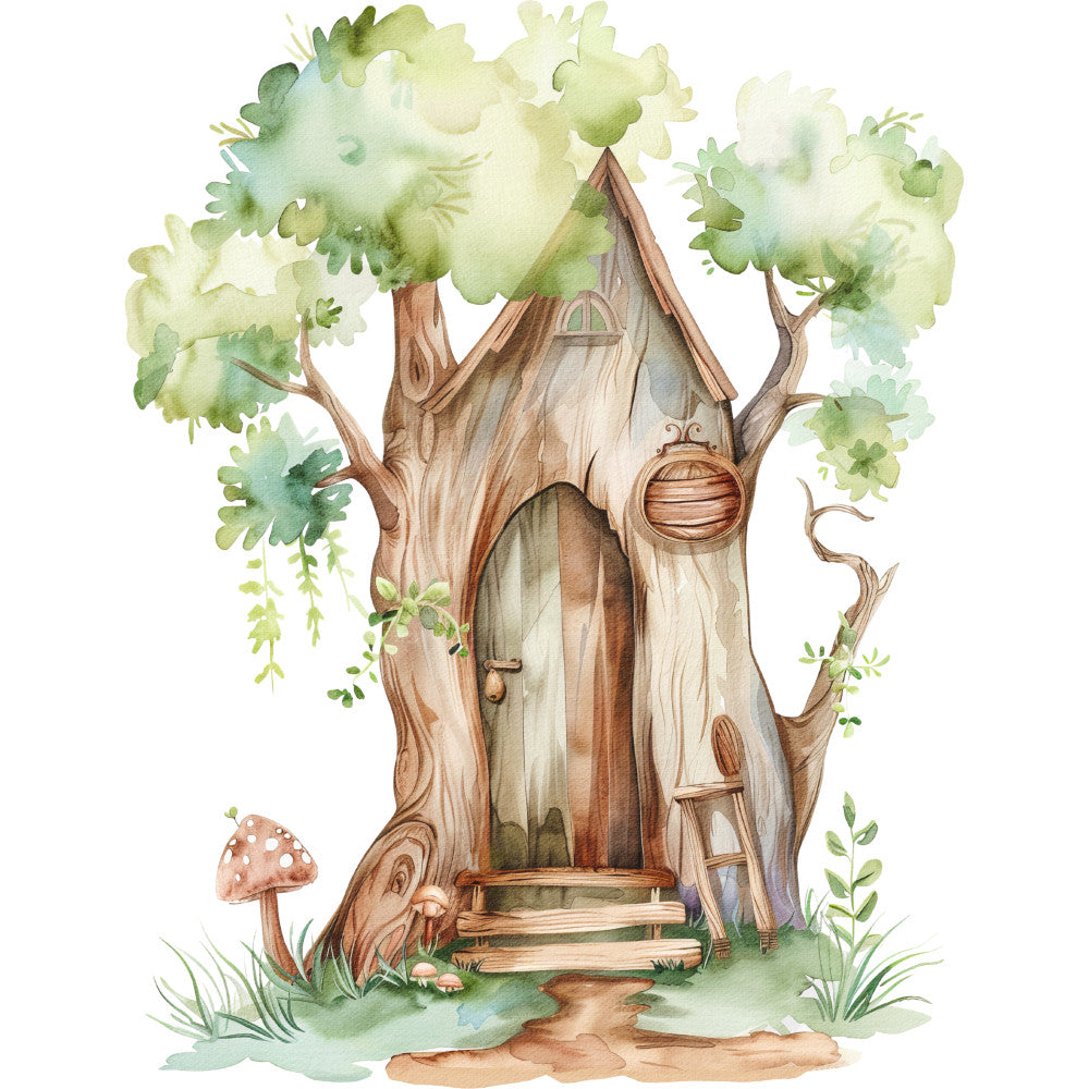 Woodland Animals World Fabric Panel 14